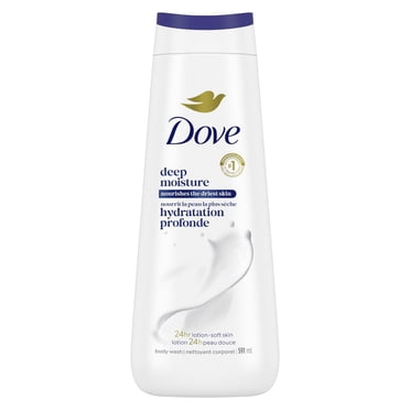 Dove Body Wash for 24H Lotion-Soft Skin Deep Moisture, 591 ml