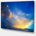 thumbnail image 2 of Ciel de Coucher de Soleil Dramatique avec Orage - Impression sur Toile Photo de Plage, 2 of 3