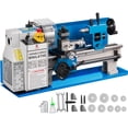 thumbnail image 1 of VEVOR Metal Lathe 7" x 14",Mini Metal Lathe 0-2250 RPM Variable Speed,Mini Lathe with 4" 3-jaw Chuck,Bench Top Metal Lathe, Benchtop Lathe, for Various Types of Metal Turning, 1 of 9