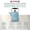 thumbnail image 2 of Haden Bouilloire Électrique Sans Fil Highclere de 1,5 Litre, Bleu Piscine, 2 of 9
