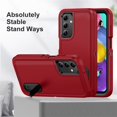 thumbnail image 2 of for Samsung Galaxy A15 Case, Samsung Galaxy A15 Phone Case with Built in Kickstand, Shockproof/Dustproof/Drop Proof Heavy Duty Military-Grade Rugged Protective Cover for Samsung Galaxy A15,Red, 2 of 8