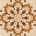 thumbnail image 1 of Ahgly Company Machine Washable Indoor Square Transitional Pastel Orange Area Rugs, 5' Square, 1 of 7