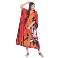 thumbnail image 2 of Robe Maxi pour Femmes en Polyester, Caftans, Robe Ample, Grande Taille, Manches Kimono, Long Kaftan, Robes de Soirée, Kaftan Décontracté d'Été, 2 of 6
