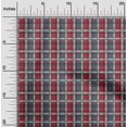thumbnail image 1 of oneOone Silk Tabby Gray Fabric Madras Check Craft Projects Decor Fabric Printed By The Yard 42 Inch Wide, 1 of 1