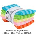 thumbnail image 3 of Binwennn Kitchen Towels Polyester Baking Towels Bread Striped Non Oiled Multifunctional Microfiber Rag Lazy Dishwashing Hundred Cleaning Cloth Dishwashing Cloth, 3 of 7
