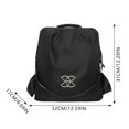 thumbnail image 3 of TIEVOSA Multifunctional Women's Travel Backpack Fashionable Decoration Travel Clothing and Matching Bag Large Capacity Adjustable Single Shoulder Strap Anti Lost Items, 3 of 7
