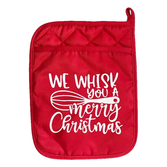 Christmas Bags for Gifts,Holiday Gift Bags Christmas Insulated Gloves Insulation Pads Christmas Baking Insulation Sets Meal Mats Thickened Insulation Pads Gift Bags Christmas Gift Bags