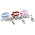 thumbnail image 4 of SHISUYAN Panier de Rangement Tressé en Forme de Tricycle 3 Pcs Plastique Fer Rotin Imperméable Durable, 4 of 9