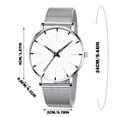 thumbnail image 2 of WIFKLSIIPG Fashion Mesh Belt Watch Men's Watch Colorful Scale Men's Watch Business Quartz Watch Mesh Belt, 2 of 7