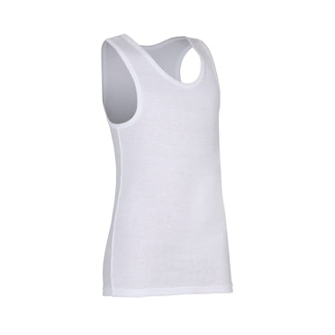 Camisoles Blanches pour garçons Fruit of the Loom, paquet de 5