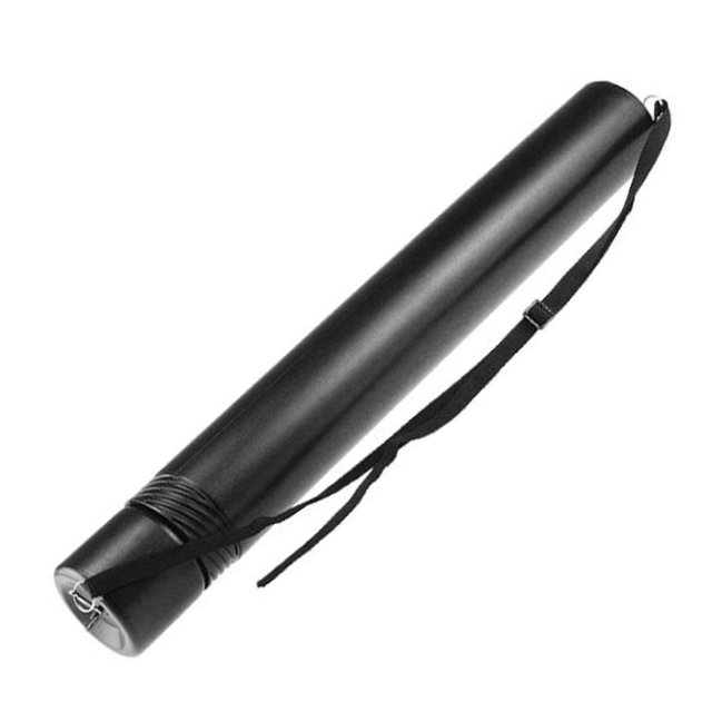 Yeacher Arrow Case Tube de Transport Télescopique pour Tir à l'Arc avec Sangle Ajustable, Doté d'Une construction en Plastique Noir durable. la Conception Télescopique s'Étend de 50 cm (19,7 Pouces) à 93 cm (36,6 Pouces) pour Accueillir Diverses Longueurs de Flèches. Comprend une Bandoulière Ajustable pour un Transport Confortable. Idéal pour Ranger et Transporter des Flèches, avec un Diamètre de 6 cm (2,4 Pouces) et une Conception Légère de 208,5 g (7,4 Oz).