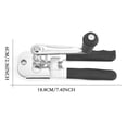 thumbnail image 3 of Stainless Steel Manual Can Opener Heavy Duty Multifunctional 360 Hand Crank with Comfortable Grip Kitchen Gadgets for Effortless Opening, 3 of 5