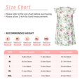 thumbnail image 3 of Vsdgher Lys Fleurs pour Filles Chemises de Nuit Manches Courtes à Volants Robe de Nuit Pyjama pour Fête Pyjama-TG, 3 of 6