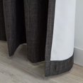 thumbnail image 3 of Bouclair Rideau Occultant Chita Charbon 52x96 Po (132x244 cm), 3 of 8