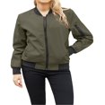 thumbnail image 1 of Veste de Baseball Légère pour Femmes - Bomber Élégant avec Poches, 1 of 7