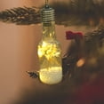 thumbnail image 4 of Home Decoration Christmas Decor Hanging Bottle Light Christmas Lamp Decorations Christmas Tree Bulb 13x4.5cm Light Bulb Decorative Items Gift Clear Light Bulbs, 4 of 7