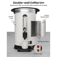 thumbnail image 2 of Garvee 100-Cup Stainless Steel Commercial Coffee Urn, 18L/4.8 Gal, 2 of 5