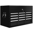 thumbnail image 1 of HOMCOM 6 Drawer 24" Metal Tool Box with Top Case, Ball Bearing Slides, 1 of 9