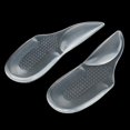 thumbnail image 3 of Esquirla Foot Heel Pain Relief Plantar Fasciitis Arch Support Insoles Inserts, Clear, 3 of 7