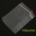 thumbnail image 1 of CNKOO 100Pcs Transparent Zipper Bags Clear Sealable Bags For Factory 11x16cm, 1 of 8