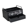 thumbnail image 1 of veasfak Coffee Station Organizer Rustic Coffee Accessories Organizer for Cafe Office A, 1 of 9