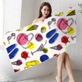 thumbnail image 2 of Sandproof Beach Blanket Lightweight Microfiber Beach Towel Super Lightweight Colorful Bath Towel Sandproof Beach Blanket Multi-Purpose Towel for Travel Swimming Pool Sand Towel Beach Towel, 2 of 4