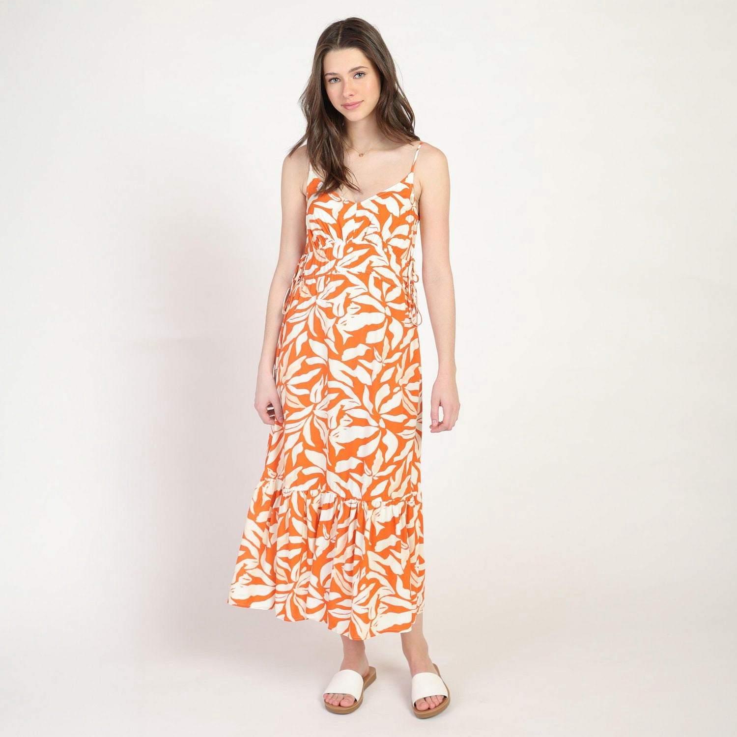 Bloom Girl, Drawstring Detail Maxi Dress, Sizes XS-XL