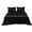 Black, variant on YIMWNYI 3-Piece Soft Matte Satin Luxury Silk Bed Sheet and Pillowcase Set, Breathable, Elegant Design, Full Size, Comfortable and Stylish for Better Sleep, Perfect for Bedroom Decor