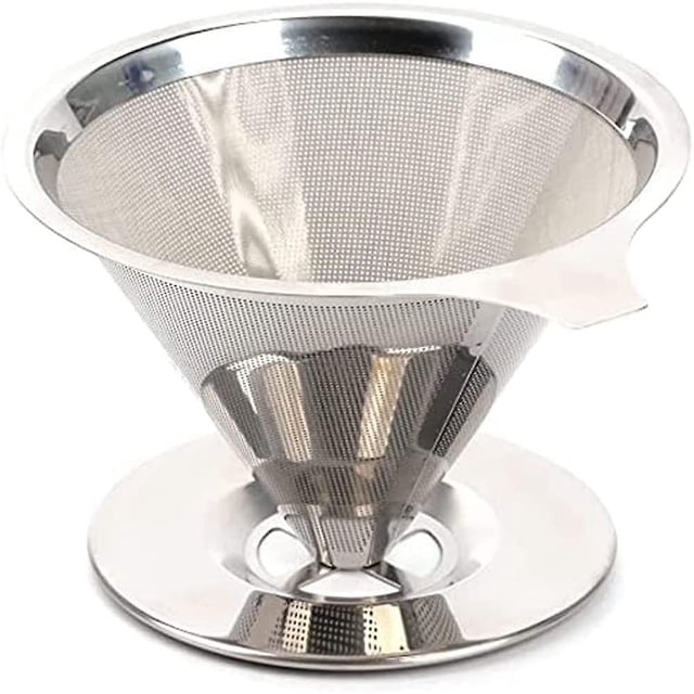 Pour Over Reusable Drip Coffee Filter Cone Portable Coffee Filter Pour Over Home Office Camping