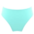 thumbnail image 1 of Kids Girls' Slim Swimming Bottom with Lining UPF50+ Sun Protection Rash Guard Swim Brief Light Blue Green 4, 1 of 6