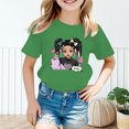 thumbnail image 2 of MEZZALL T-Shirts Graphiques Mignons pour Filles Enfants, Col Rond, Manches Courtes, T-Shirt d'Été Décontracté, Tee Stylé pour Bébé Tout-Petit, Tenue Quotidienne, 2 of 5