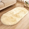 thumbnail image 1 of Bdday Indoor Outdoor Rugs Soft Rug Chair Cover Artificial Sheepskin Wool Warm Hairy Carpet Seat Mats Rug Door Mat, 1 of 2