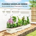thumbnail image 4 of Outsunny Galvanized Raised Garden Bed Planter Box, 7.9 x 2 x 1ft, Cream, 4 of 10