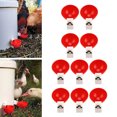 thumbnail image 3 of Chicken Waterer Cups, 10Pcs Automatic Chicken Water Feeder Safe And  Poultry Drinking Bowl Easy To Install Durable Automatic Chicken Water Cups For Poultry Ducks Geese, 3 of 8