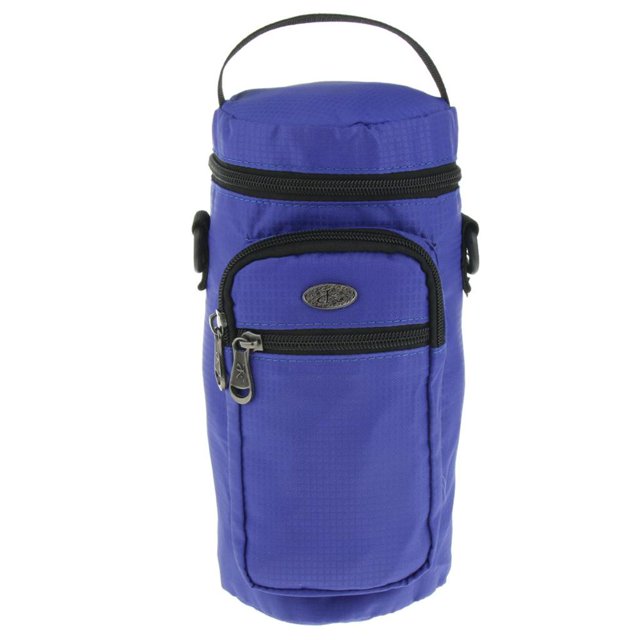 Porte-bouteille d'Eau avec 3 Poches et Bandoulière Réglable