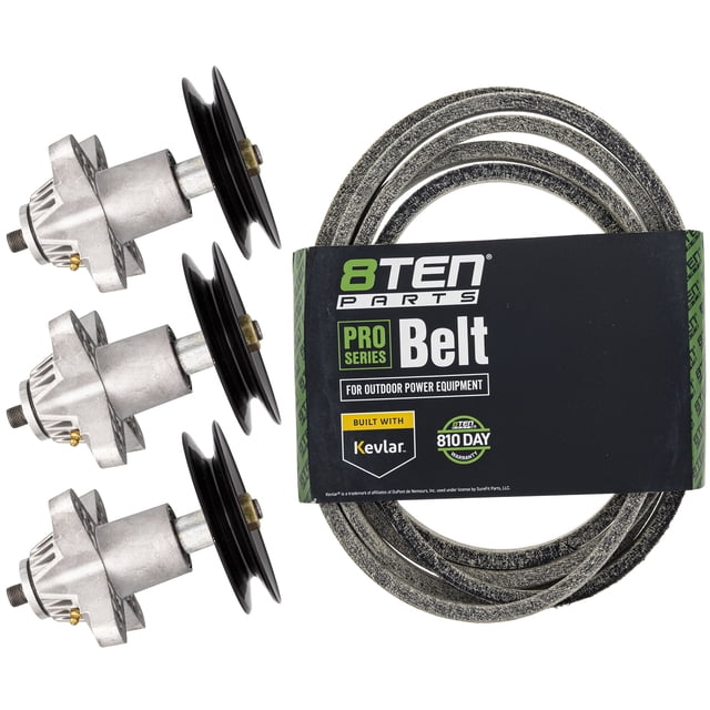 8TEN Deck Spindle Belt Kit for Cub Cadet RZT-54 MTD ZT54 918-04608A MK1001756