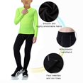 thumbnail image 4 of LANBAOSI Boys Athletic Base Layer Compression Underwear Set 2pcs Long John for Kids Unisex Size 14, 4 of 6