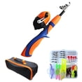 thumbnail image 1 of Portable Fishing Pole Combo Set for Kid, Glass Fiber Fishing Pole Mini luya Rod Set 52" Telescopic Fishing Rods with Artificial Bait and Thread Spool Child Fishing Rods, 1 of 8