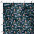 thumbnail image 2 of Soimoi Blue Cotton Poplin Fabric Insect Fabric Prints by Yard 42 Inch Wide, 2 of 6