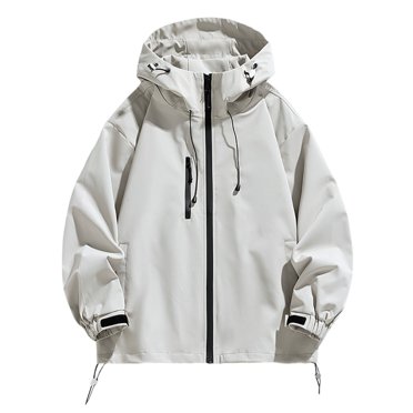 WRKEKC Lightweight Waterproof Windbreaker Women, Packable Hooded Rain Jacket Full Zip Outdoor Coat