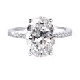 thumbnail image 2 of Birdeem Bague de Fiançailles Coupe Ovale Classique, 2 of 5