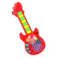 thumbnail image 1 of Electric Guitar Toy Transparent Gear Guitar With Light Music Kid Educational Toy, 1 of 5