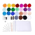 thumbnail image 2 of Mat Starter Tool Felt Applique DIY Kit Felting Needle Roving Supplies Sewing Accessory Set, 2 of 8