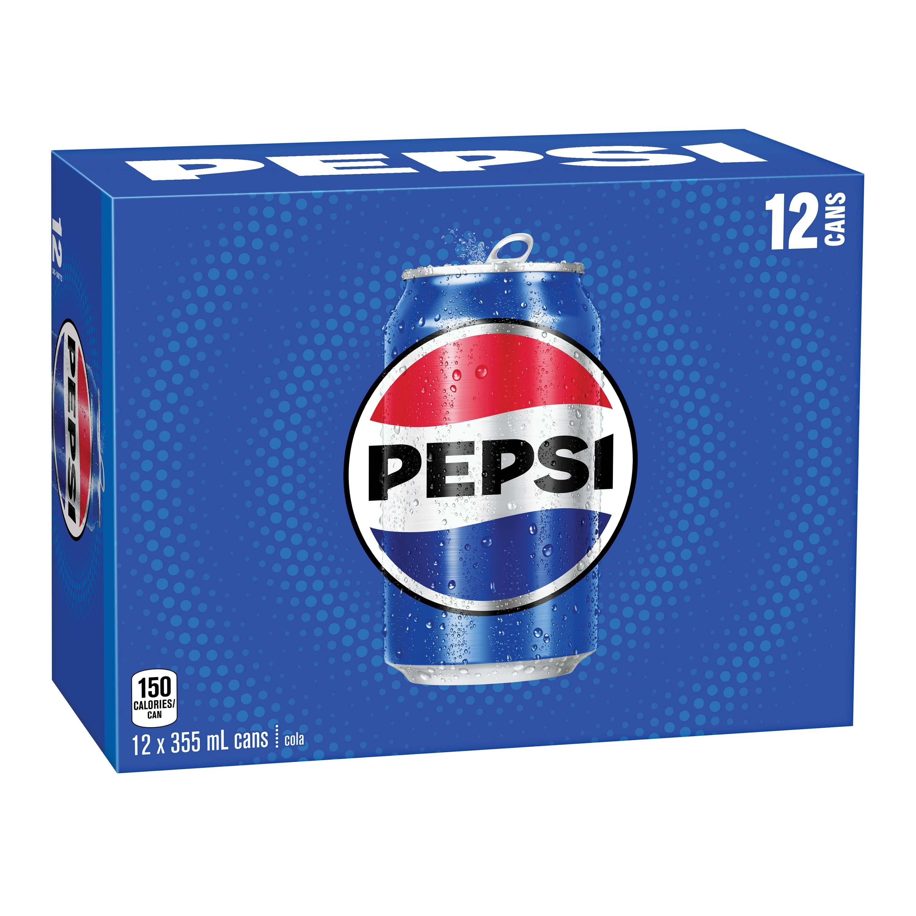 Pepsi Cola 355ml cans, pack of 12