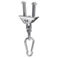 thumbnail image 3 of Graflsoa Stainless Steel Swing Hanger Set with 360° Rotation, Removable Safety Buckle, and Custom Washers for Aerial Yoga, Hammocks, and More (Includes 2 Hangers, 4 Expansion Bolts, 4 Screws), 3 of 6