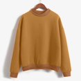 thumbnail image 2 of cfhntfmh Chandail à Col Rond pour Femmes en Molleton Chaud à Manches Longues Chandail 2024 Vêtements d'Automne Mode Col Rond T-Shirts Basiques, 2 of 4