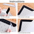 thumbnail image 4 of Dvkptbk Carpet Tape 12 Pcs Rug Tape Rug Pad for Hardwood Floors Double Sided Adhesive Carpet Tape Reusable Rug Grips for Area Rugs to Keep Rugs in Place Household Tools, 4 of 6
