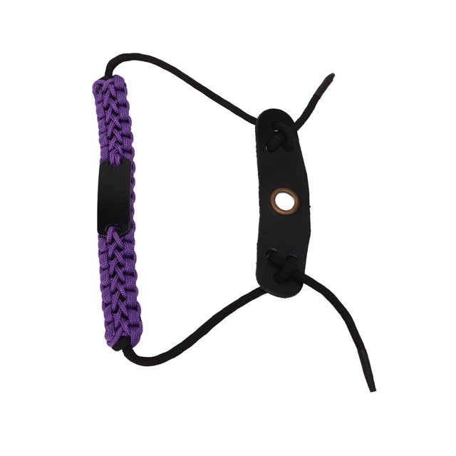 Archery Wrist Rope, Prevent Bow Falling Bow Archery Wrist Sling Hand Woven Nylon For Shooting Red,Orange,Black,Purple