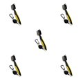 thumbnail image 3 of Ruiboury Golf Club Brush Portable Handheld Replacement Double-sided Ball Shoe Brushes Yellow Lidless 5Set, 3 of 6