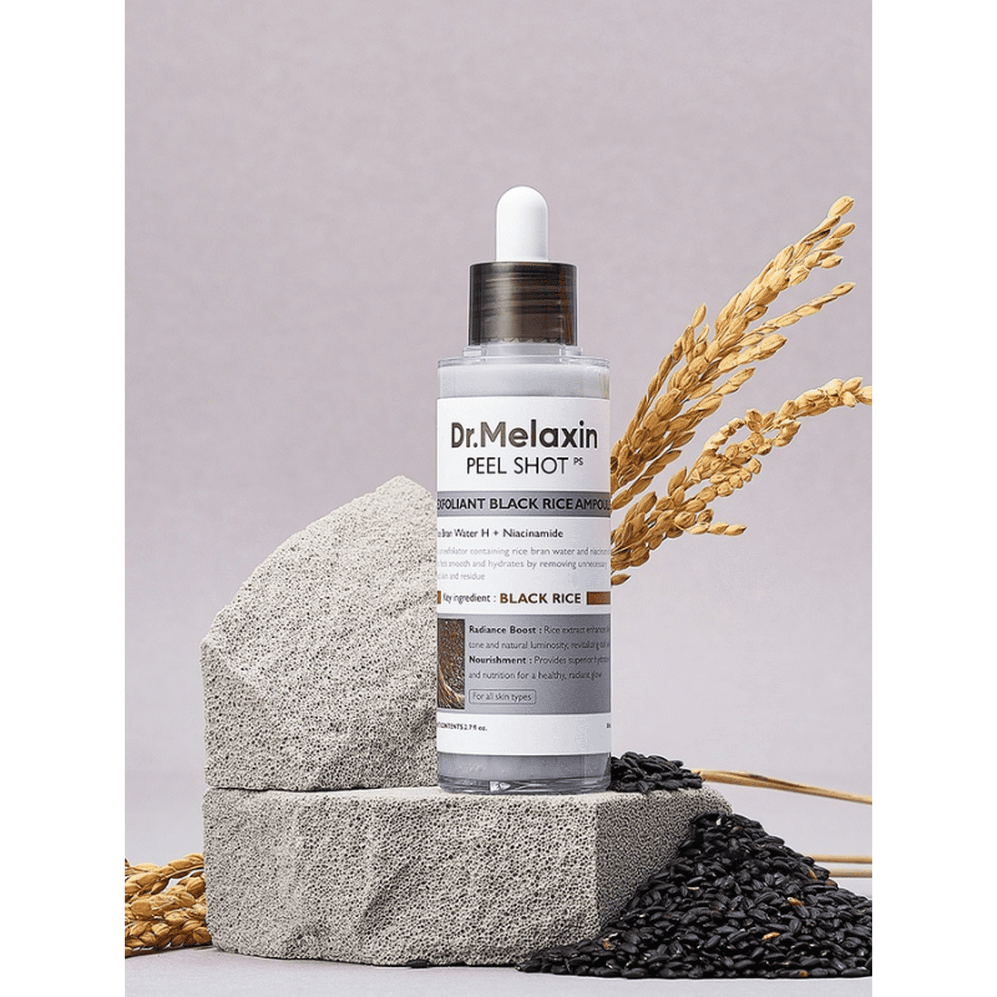 Dr. Melaxin Peel Shot Exfoliating Black Rice Ampoule 80ml 80 Ml